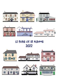 Image 1 of "12 Pubs of St Albans" 2022 calendar