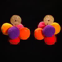 Image 2 of POM PONS Earring - Velvet Cake