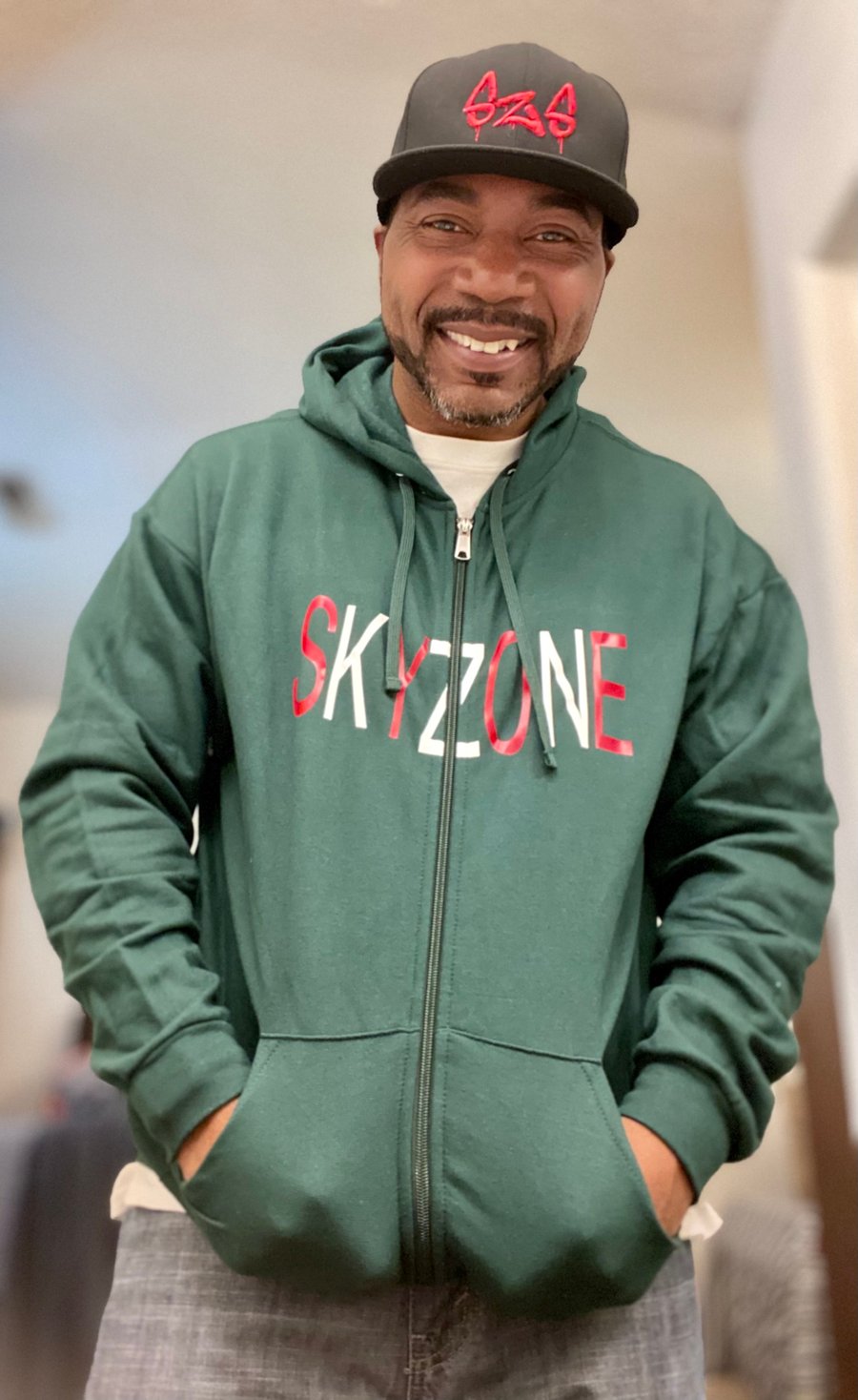 Image of Skyzone.Society Forest Green Sports Jacket