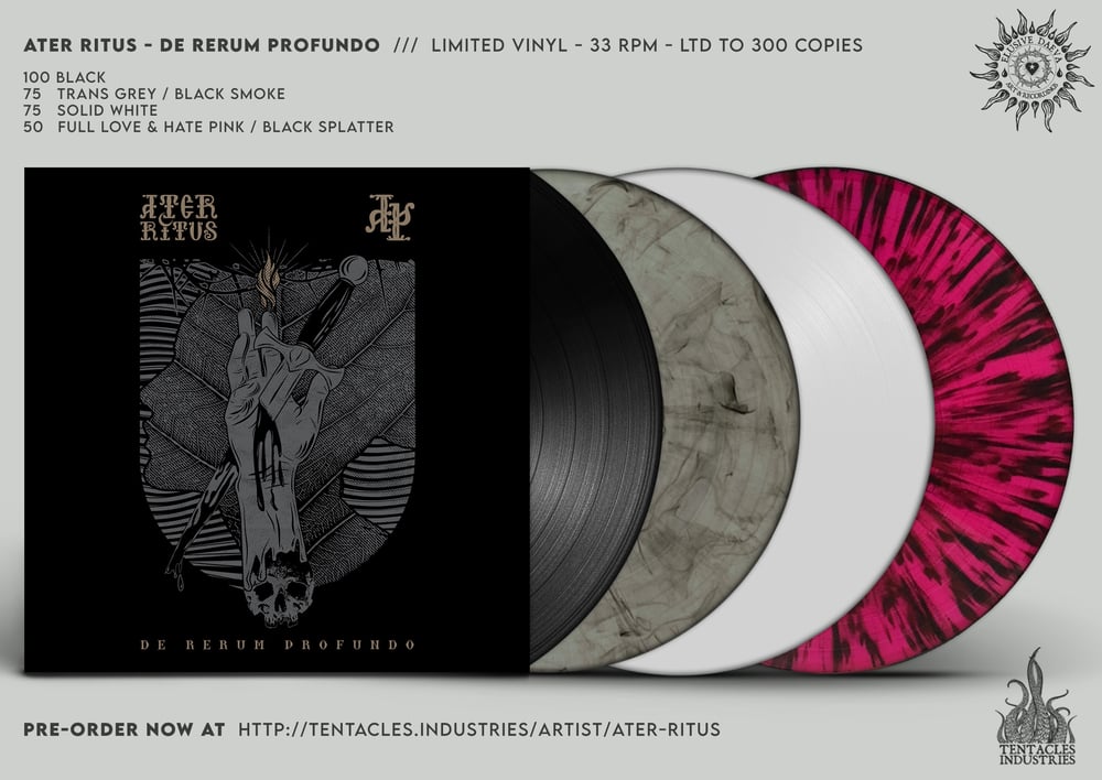 TNTCLS 015 - ATER RITUS - "De Rerum Profundo" - Ltd VINYL / SHIRT BUNDLE - PRE-ORDER