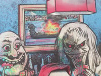 Image 4 of A FIEND IN NEED Silkscreen Art Print