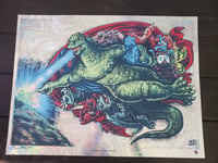 Image 3 of MUTATION OF ATOM Silkscreen Art Print