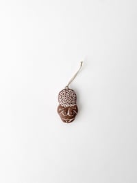 Image 2 of Tiki Lady Ornament - Venus of Willendorf - Brown