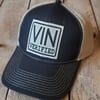 VIN Verified Cap -  Black Front with Tan Mesh Back