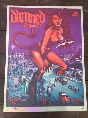 The Damned Gig Poster 2016