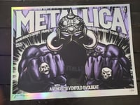 Image 2 of METALLICA Gig Poster 2017 Miami 
