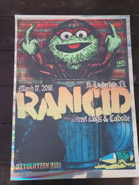 Image 2 of Rancid Gig Poster 2016 Fort Lauderdale