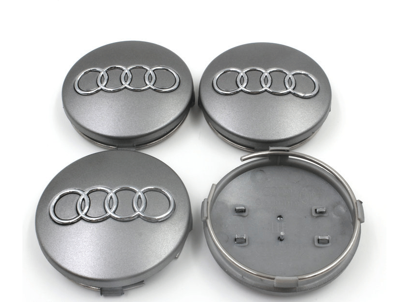 4x center caps 56 mm / 68 mm hub cover alloy wheel Audi ALUSTAR