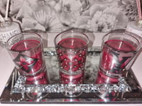 Image 2 of LV  INSPIRED RED CANDLE SET 