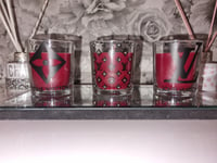 Image 3 of LV  INSPIRED RED CANDLE SET 