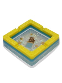 Image 2 of Blue Glitter Chocolate Ashtray