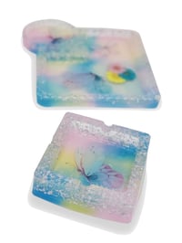 Image 1 of Cotton Candy Butterfly Grinder Tray Set