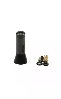 Image 4 of Car Short Stubby Sports Aerial Antenna 3.5mm Carbon Fiber Universal Screw