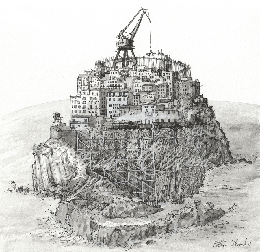 Image of Towering Construction II (Crane)