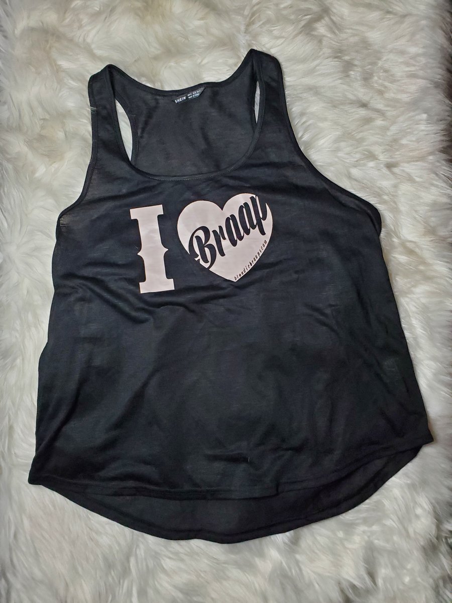 Image of I Heart Braap Burn Out Tank