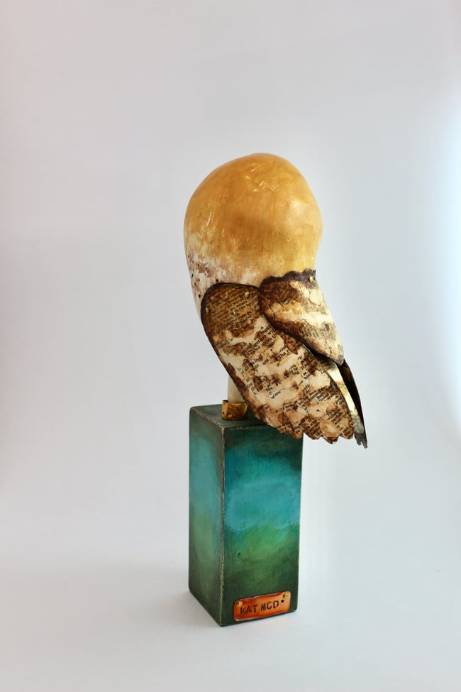 Barn Owl Sculpture ~ Sweet P