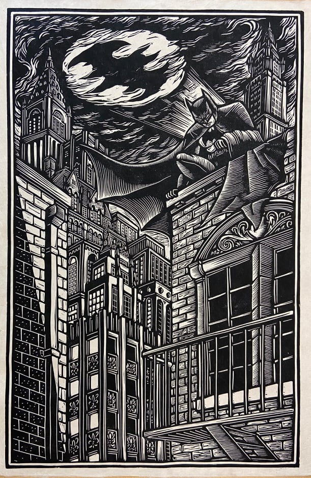 Batman: Crime Alley Block Print