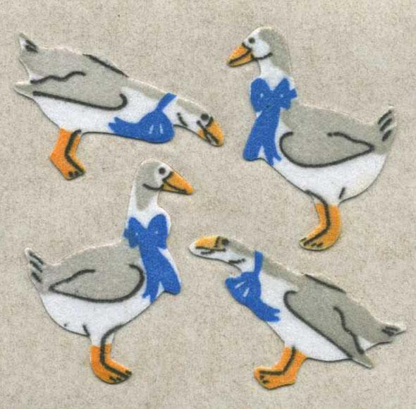 Image of Goose Fuzzy Stickers