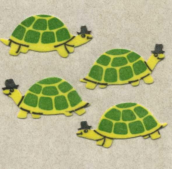 Image of Turtle Fuzzy Stickers