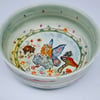 Fairy Garden Porcelain Dish