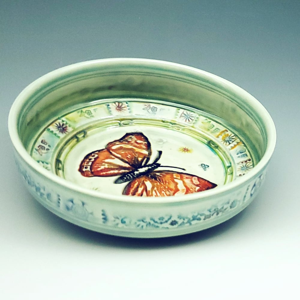 Image of Butterfly Porcelain Dish
