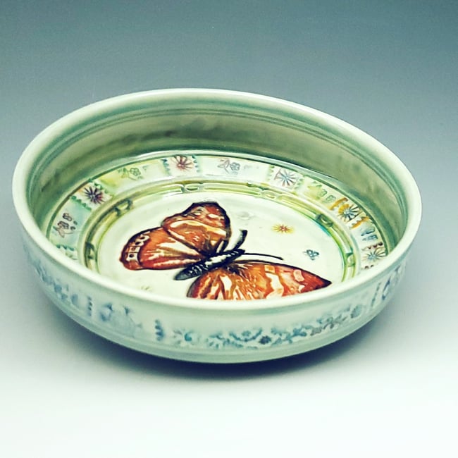 Butterfly Porcelain Dish