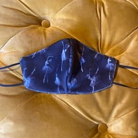 Image 1 of Black ballerina mask on velvet 