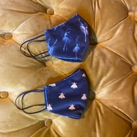 Image 3 of Black ballerina mask on velvet 