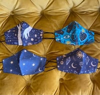 Image 2 of Navy mystical hands mask