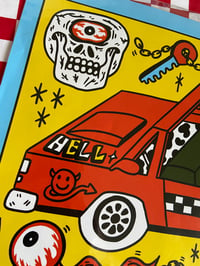 Image 2 of Ride 2 Hell - A3 Print