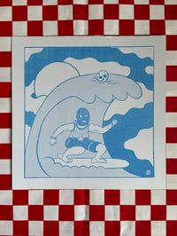 Image 1 of Dungeon Keeper, Surf seeker - Riso Print