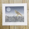 Hester Cox Limited Edition Collograph Print - 'The Huntress'