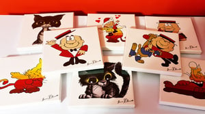 Image of Signor Rossi & Stripy Xmas - Canvas Special Edition Christmas