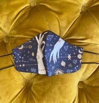 Image 1 of Navy mystical hands mask