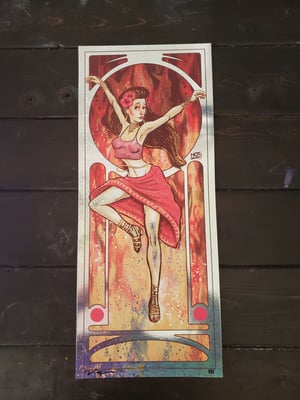Firedancer Silkscreen Art Print