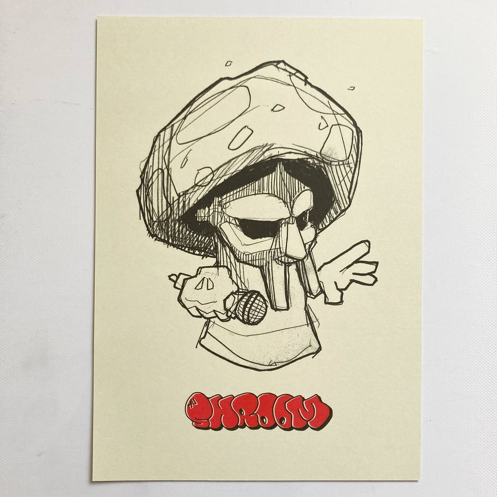 Doom Shroom Riso Print