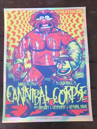 Image 2 of Cannibal Corpse Gig Poster 2016