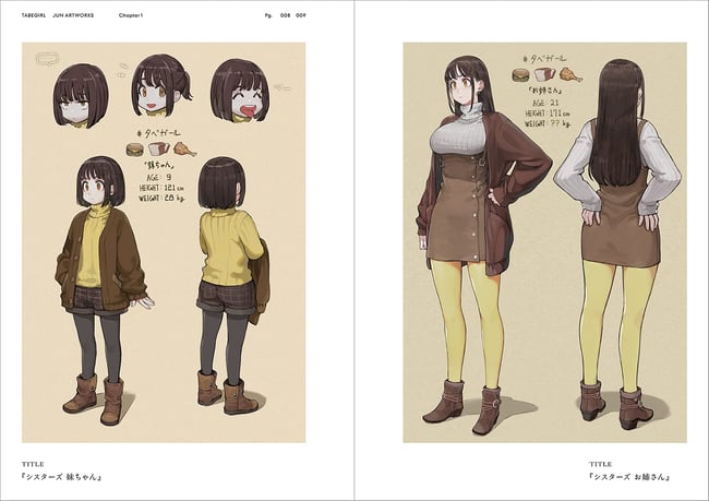 TABE GIRL Jun Artworks Collection