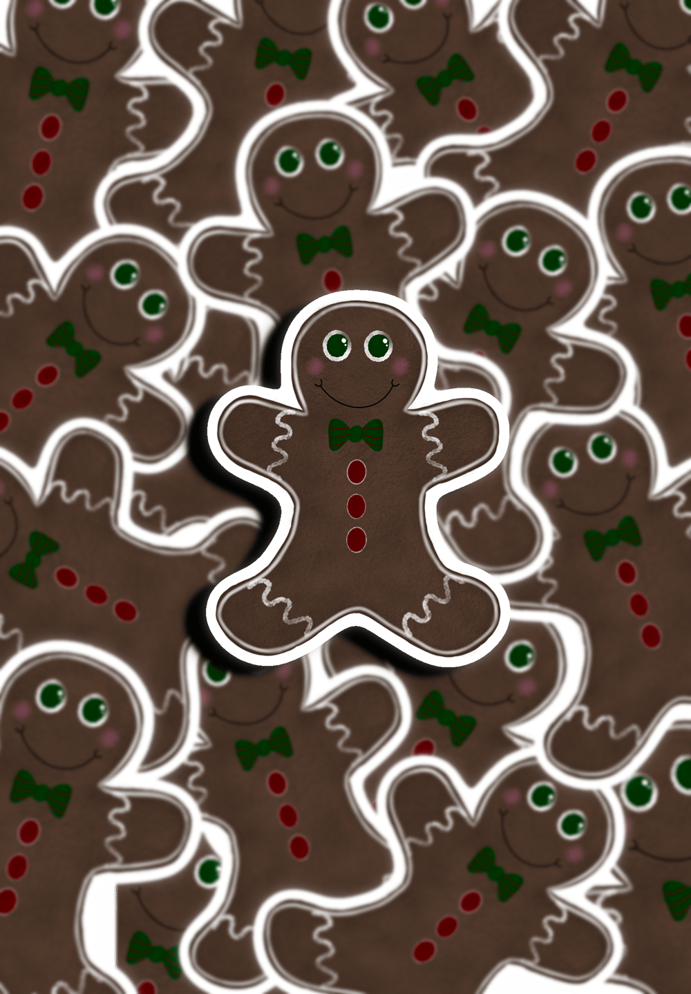 Image of Gingerbread Friend Sticker