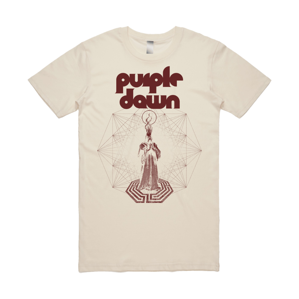 Image of Purple Dawn Natural/Red T-shirt