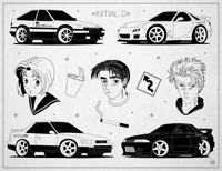 Initial D Flash Sheet