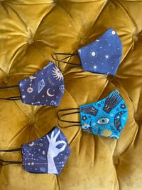 Image 3 of Navy mystical hands mask