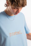 EMBROIDERED LOGO IN BABY BLUE