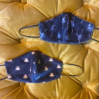 Image 2 of Black ballerina mask on velvet 