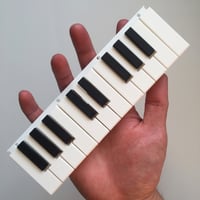 Image 1 of POLY555 Synth 3D-Printed Keys