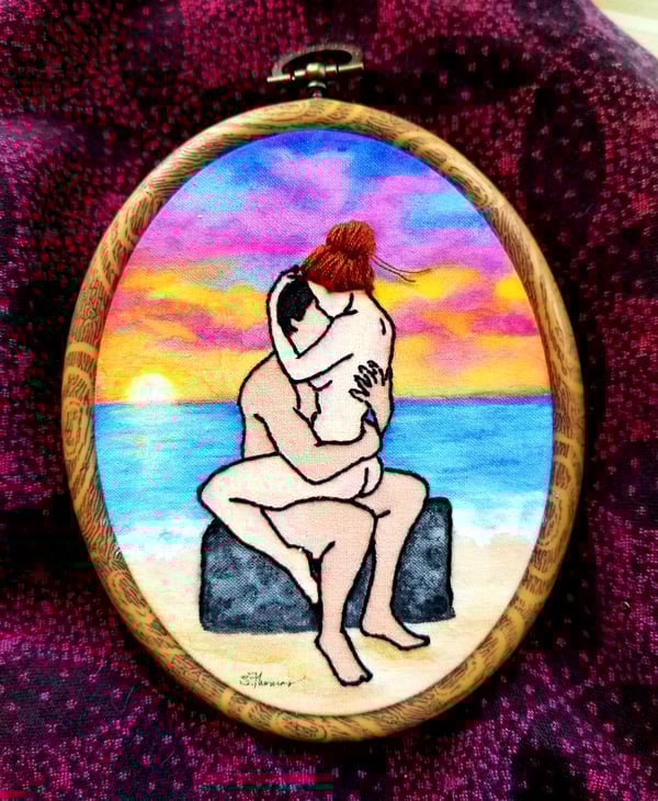 Image of Sex on the Beach Erotic Embroidery 