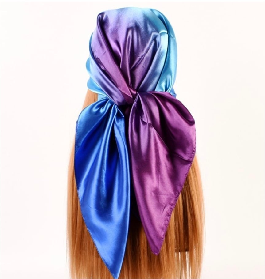 Image of OMBRE HEAD SCARF