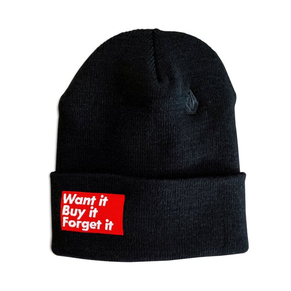 Image of Barbara Kruger X Volcom Beanie
