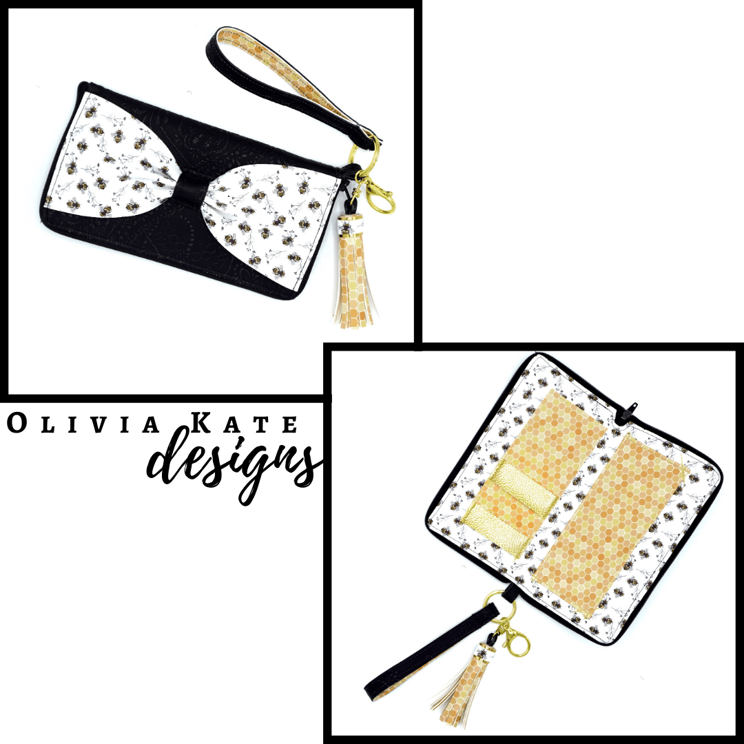 CUSTOM WRISTLET WALLET olivia kate designs