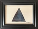 "Triangle" (Deep Blue) Original Watercolor